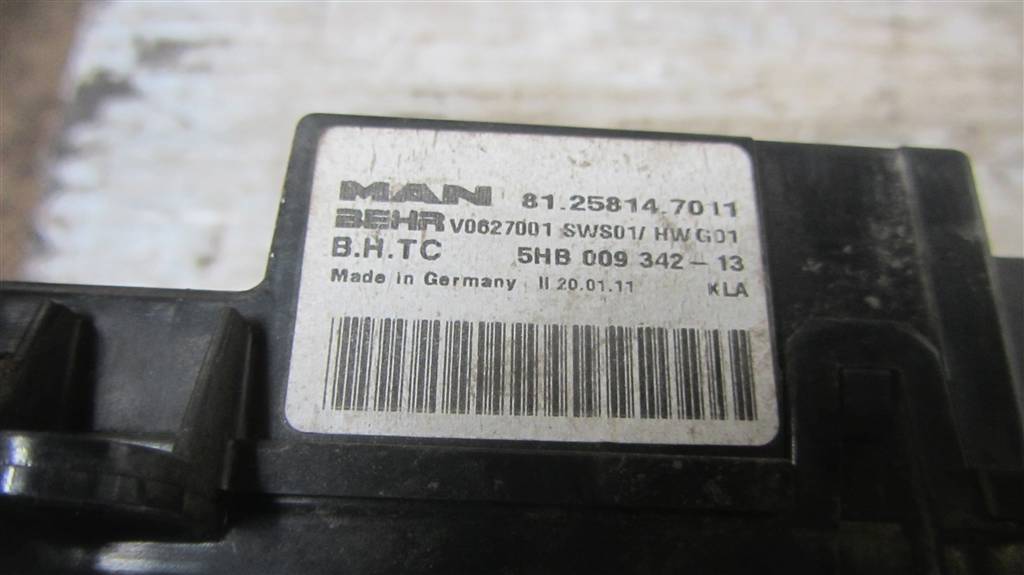 Блок управления печки/климат-контроля для MAN TGX 81258147011