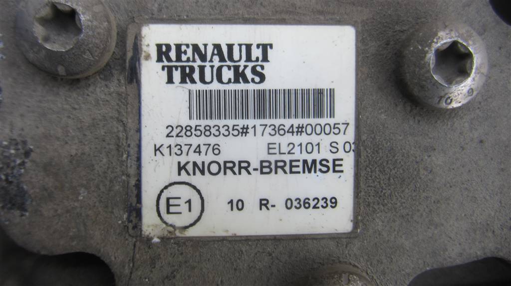 Кран регулятор давления осушитель тормозной системы для Renault T 22858335