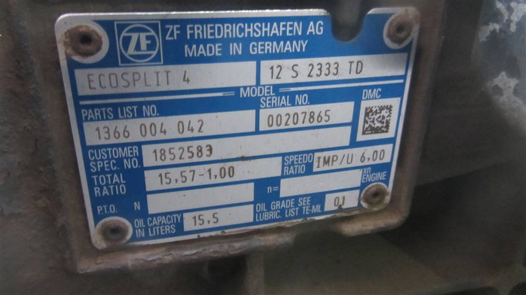 Механическая коробка передач (МКПП) для DAF Xf 105  12S2333 TD