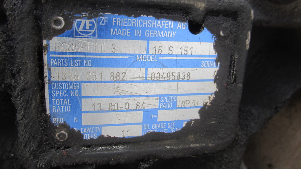 Механическая коробка передач (МКПП) для MAN Tga 16S151