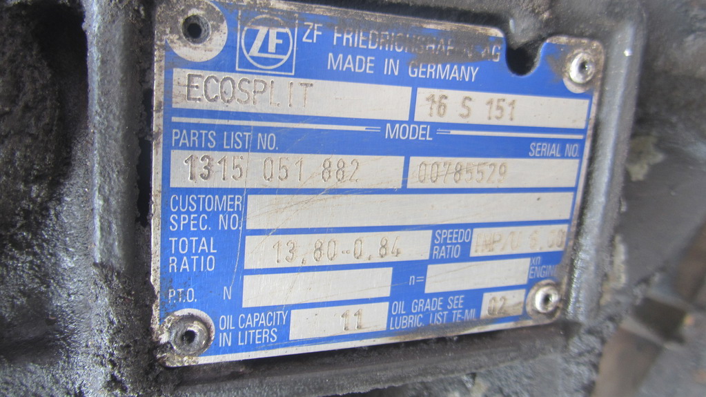 Механическая коробка передач (МКПП) для МАЗ-MAN 54326 16 S 151