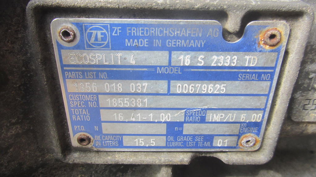 Механическая коробка передач (МКПП) для DAF Xf 105  16S2333 TD