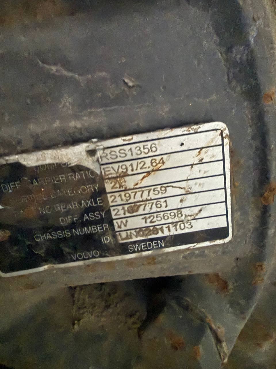 Мост задний для Volvo FH5 21977759