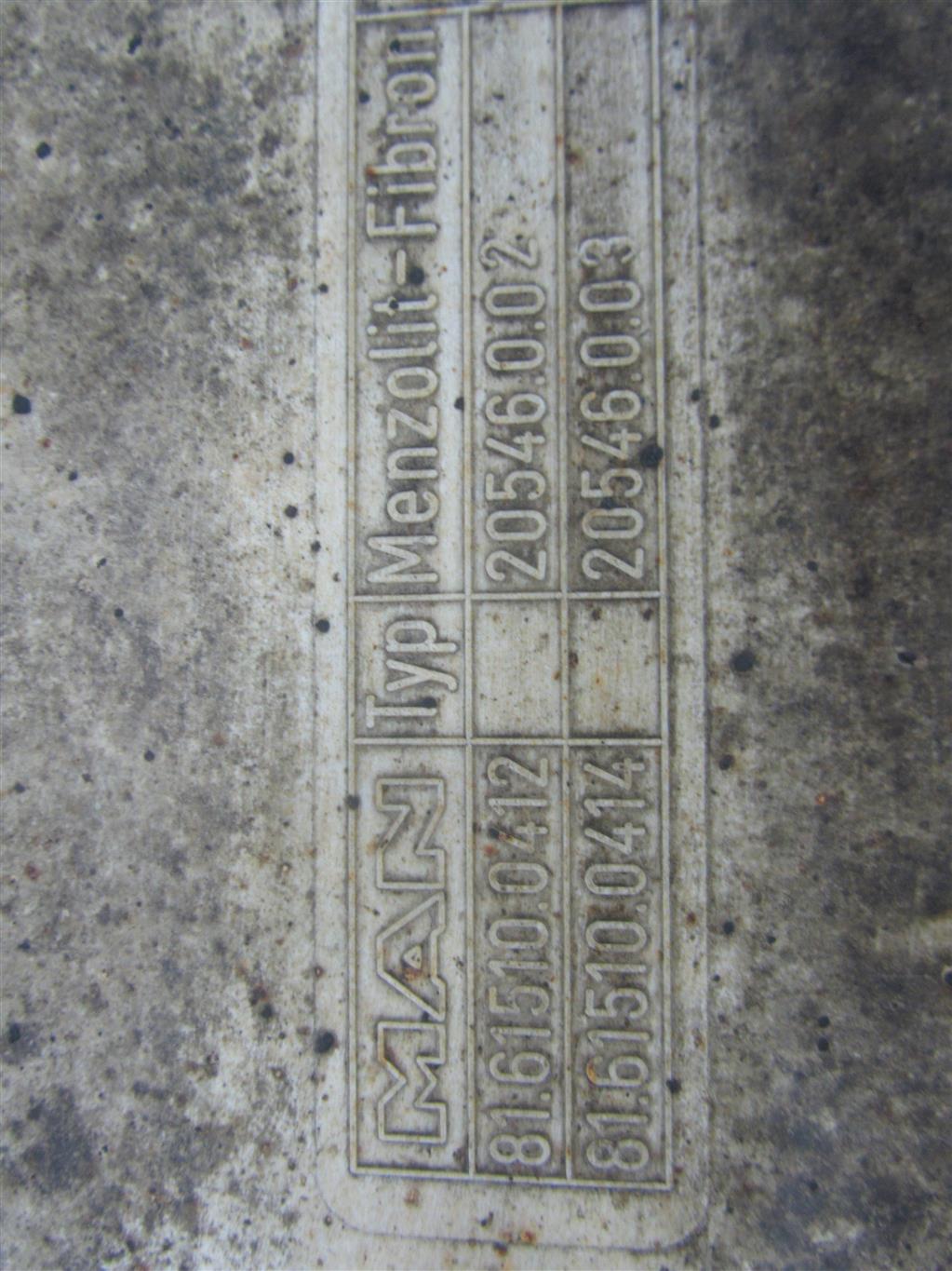 Накладка (удлинитель) двери правой для MAN Tga 81615100412