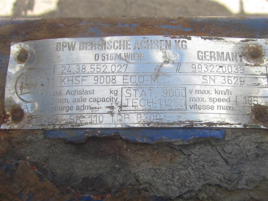 Ось колеса для SCHMITZ sko KHSF 9008 Eco-M