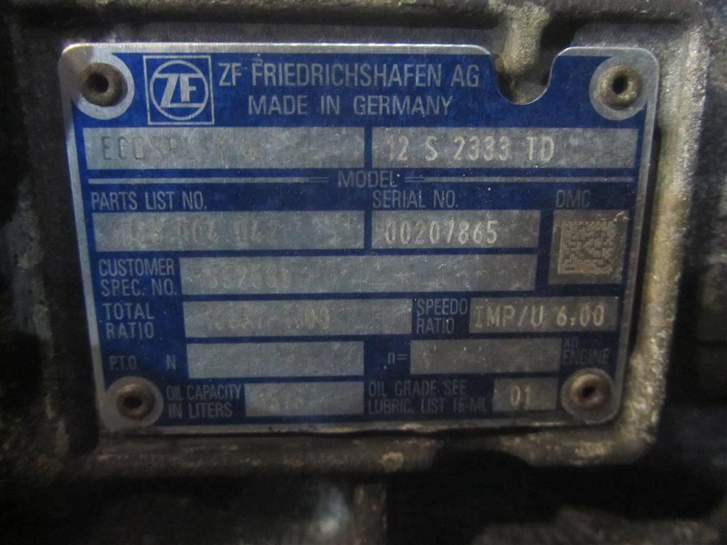 Механическая коробка передач (МКПП) для DAF Xf 105  16S2333 TD