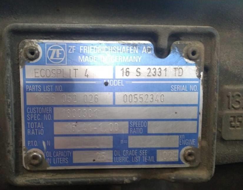 Механическая коробка передач (МКПП) для DAF Xf 105  16S2331 TD