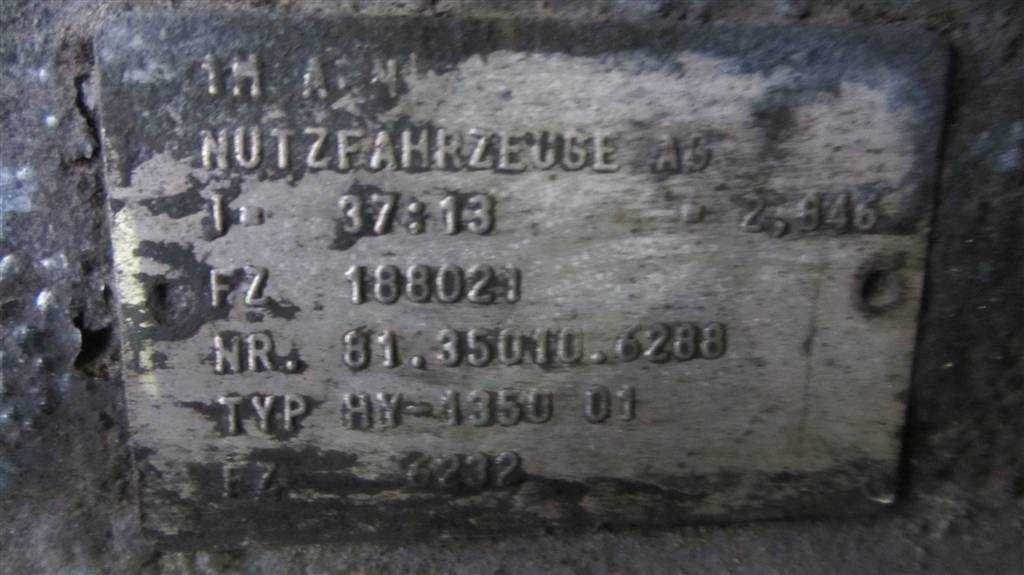 Редуктор заднего моста для MAN Tga 81350106288