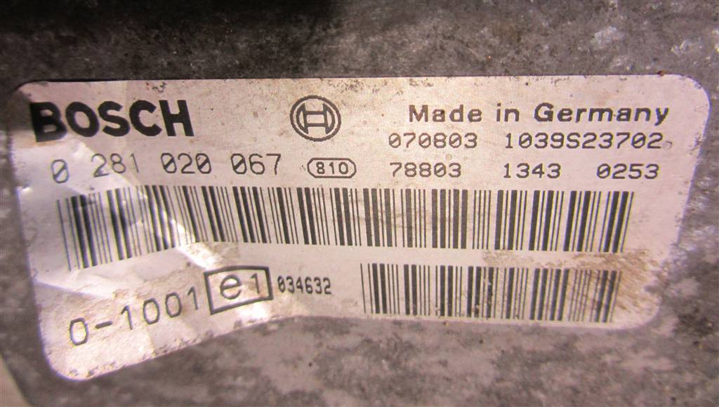 Блок управления двигателем для MAN Tga 0281020067