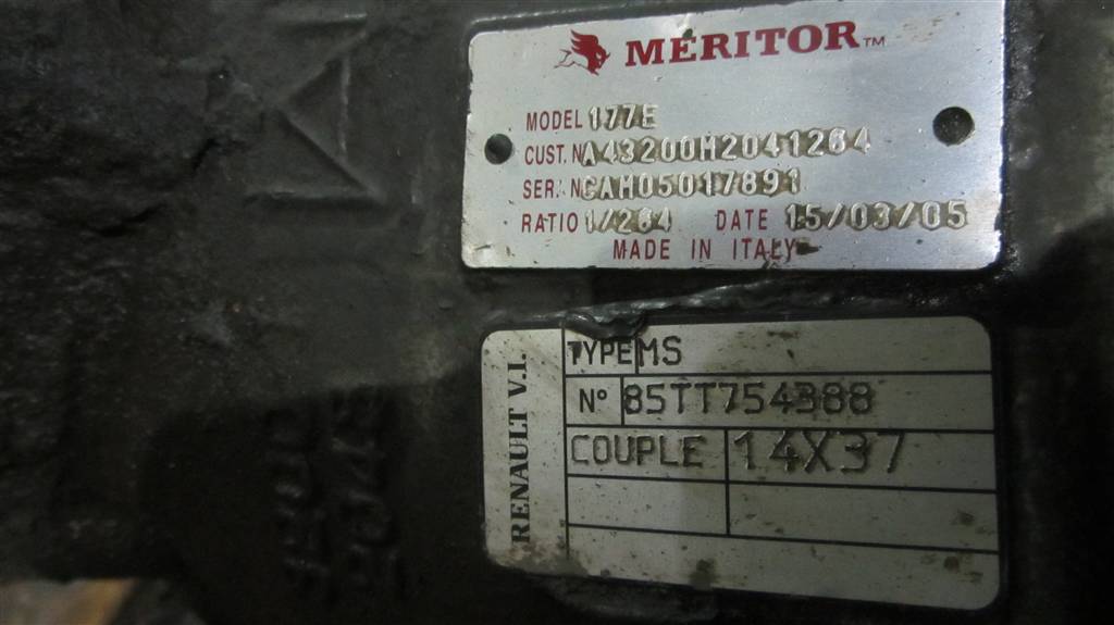 Редуктор заднего моста для Renault Premium DXI 7420701293