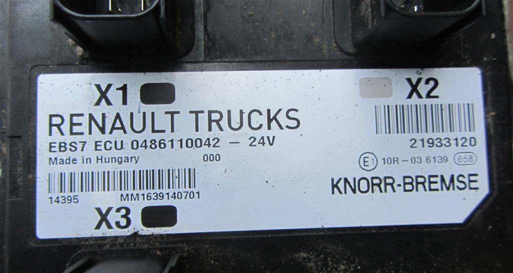 Блок управления EBS для Renault T 21933120