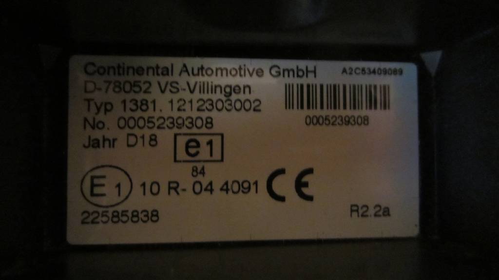 Тахограф для Renault T 22585838