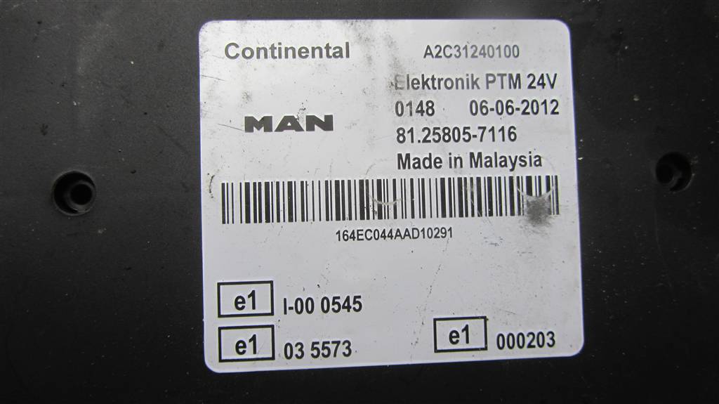 Блок управления PTM для MAN TGX 81258057116