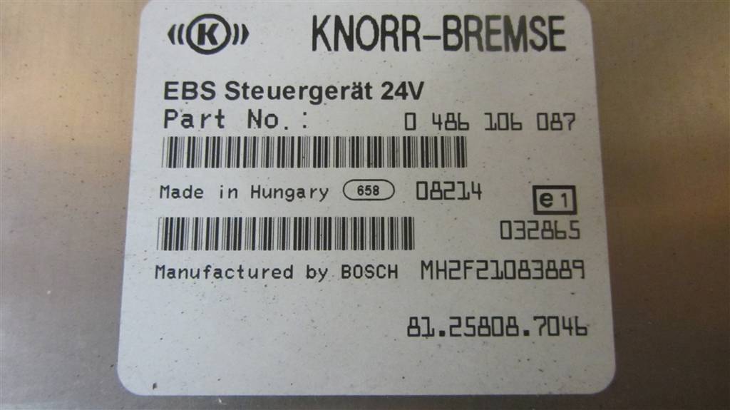 Блок управления EBS для MAN TGX 81258087046