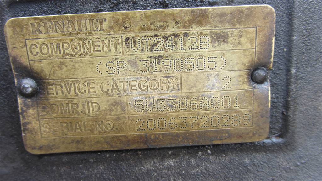 Автоматическая коробка переключения передач для Renault Magnum DXI VT2412B