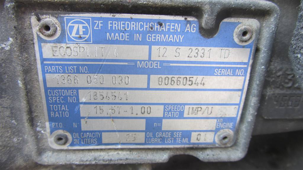 Механическая коробка передач (МКПП) для DAF Xf 105  12S2331TD