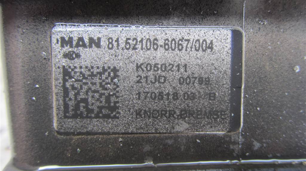 Кран модулятор тормозов передний ebs для MAN TGX 81521066067