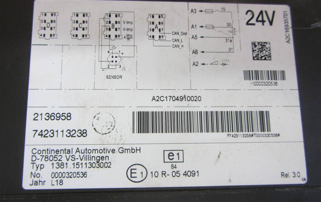 Тахограф для Renault T 2136958