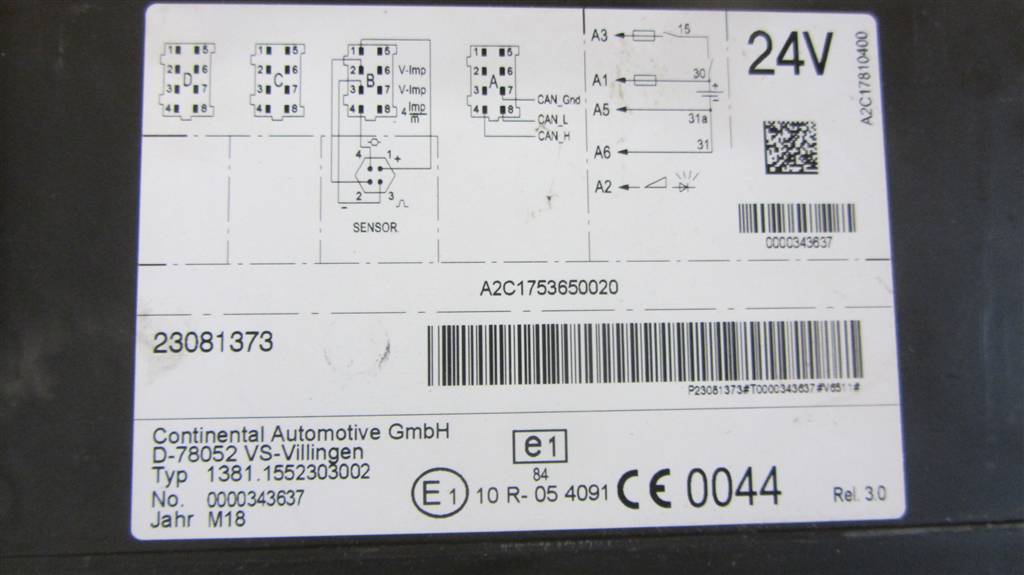 Тахограф для Renault T 23081373